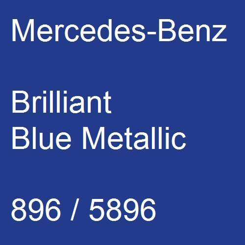 Mercedes-Benz, Brilliant Blue Metallic, 896 / 5896.